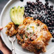 A picture of Chipotle Sofritas Tortilla Casserole