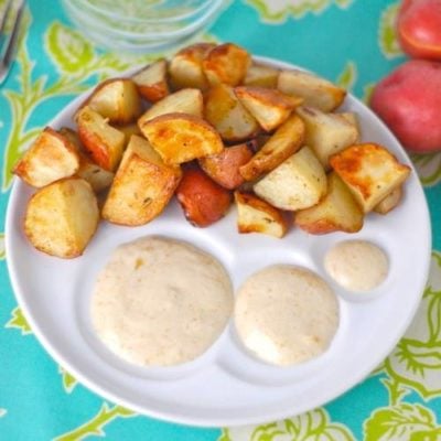 Roasted Potatoes with Maple Fig Sauce