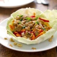 Light Thai Chicken Lettuce Wraps
