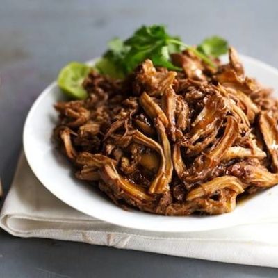 Honey Glazed Crockpot Chicken Adobo - simple pantry ingredients, hardly any hands-on time, 200 calories. | https://science-daily.today