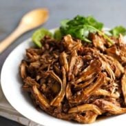 Honey Glazed Crockpot Chicken Adobo - simple pantry ingredients, hardly any hands-on time, 200 calories. | https://science-daily.today