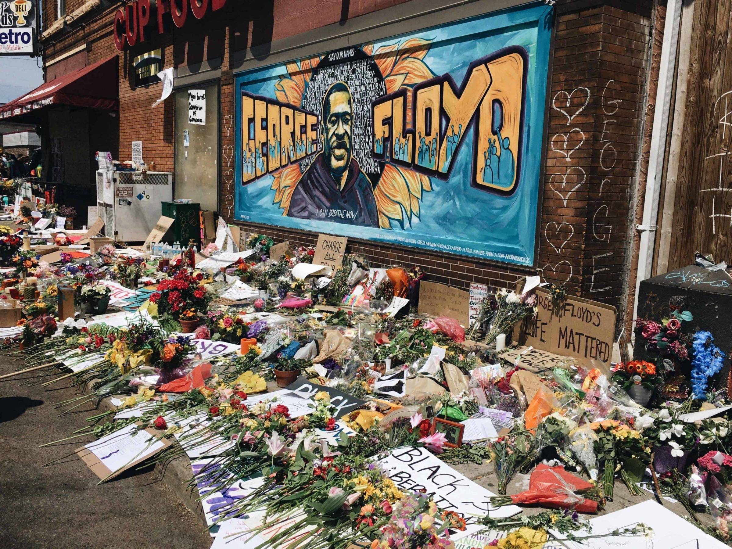 Image of George Floyd memorial