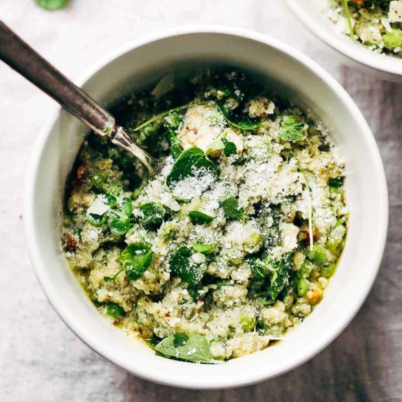 A picture of Crockpot Quinoa Chicken Primavera