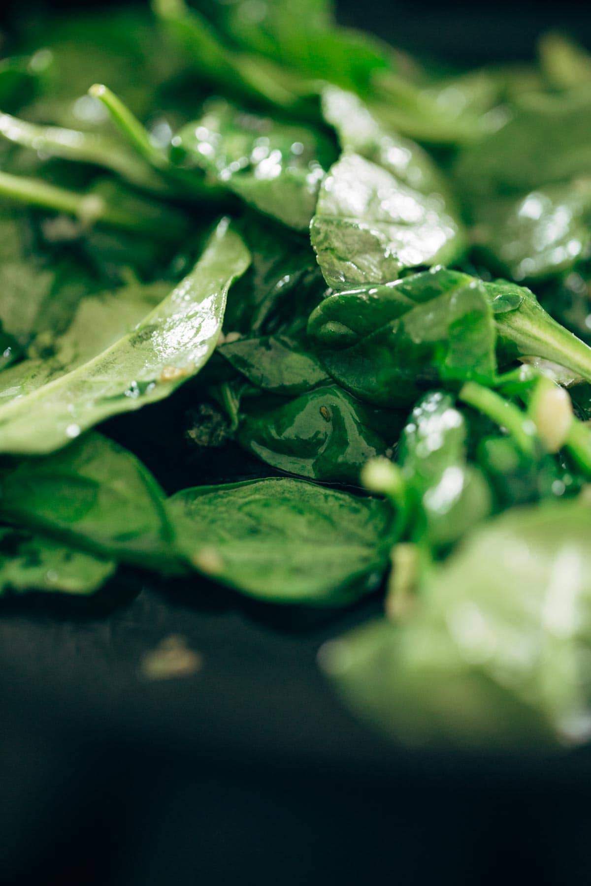 Breakfast Casserole with sausage, eggs, potatoes, spinach, and cheese! Super easy recipe that's ready in 30 minutes and high in protein. | pinchofyum.com